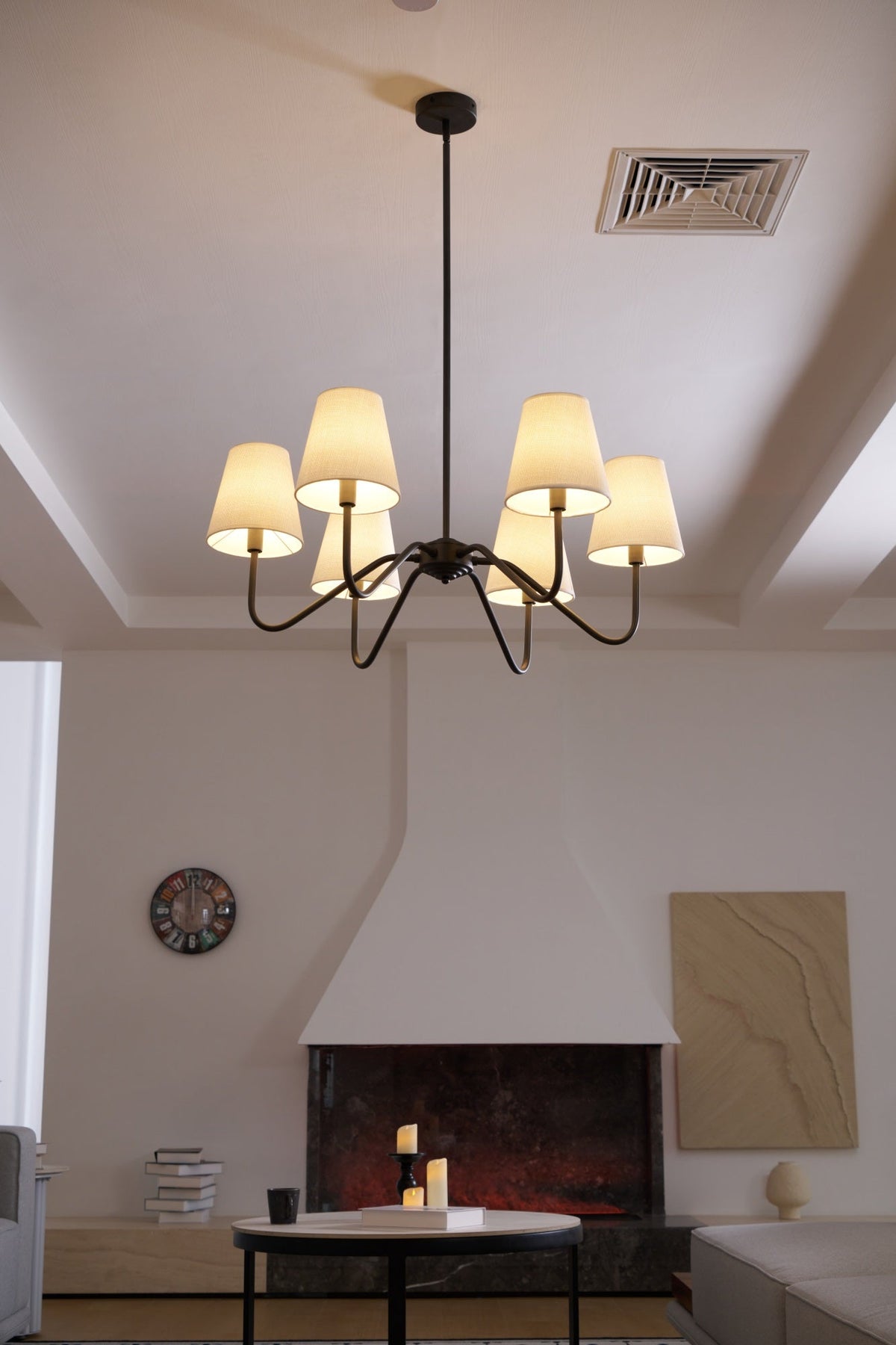 Lumos Black Chandelier