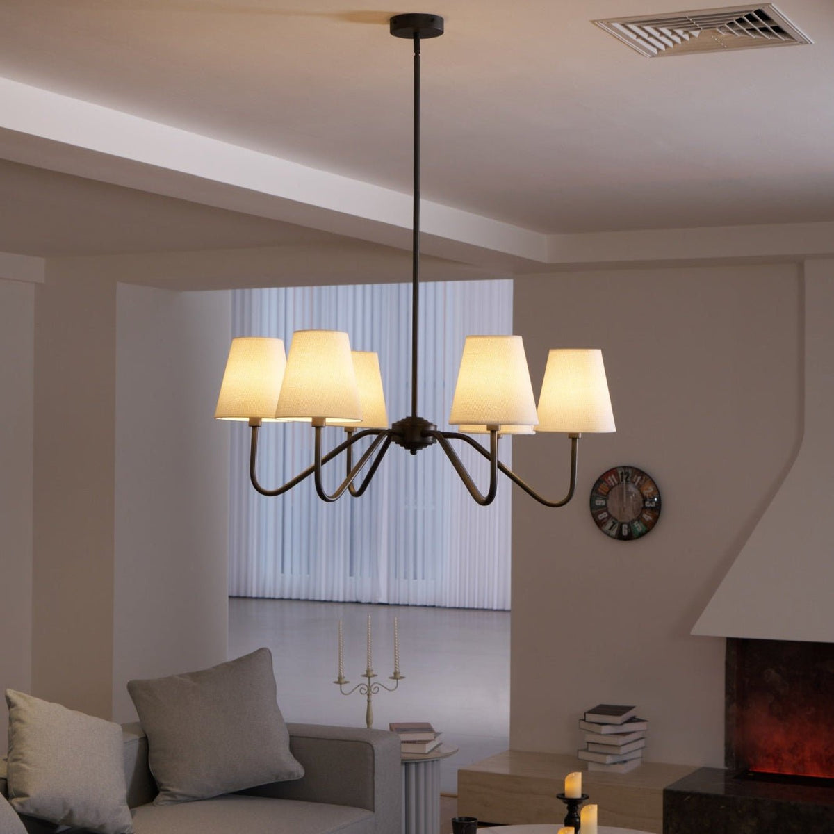 Lumos Black Chandelier