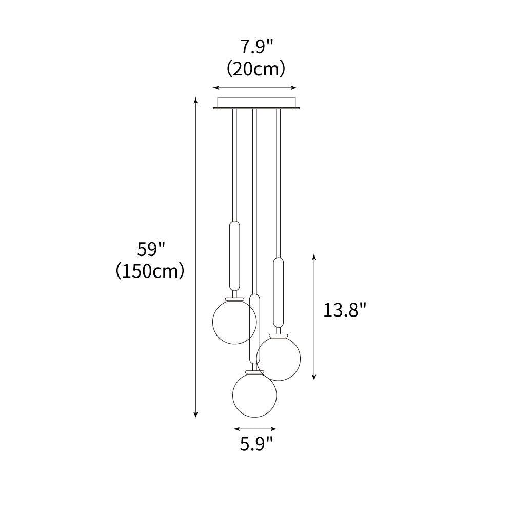 Luna Orb Pendant Light