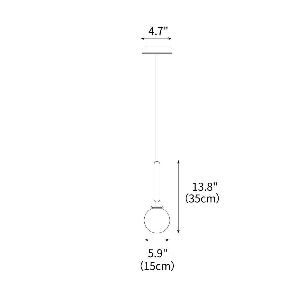 Luna Orb Pendant Light