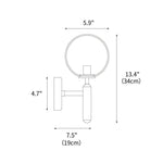 Luna Orb Wall Lamp 7.5"