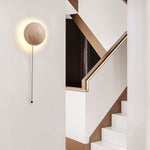 Luna Travertine Wall Light