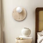 Luna Travertine Wall Sconce
