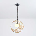 Lunar Crest Pendant Lamp 15"