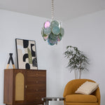 Lunaria Disc Murano Chandelier