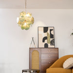 Lunaria Disc Murano Chandelier