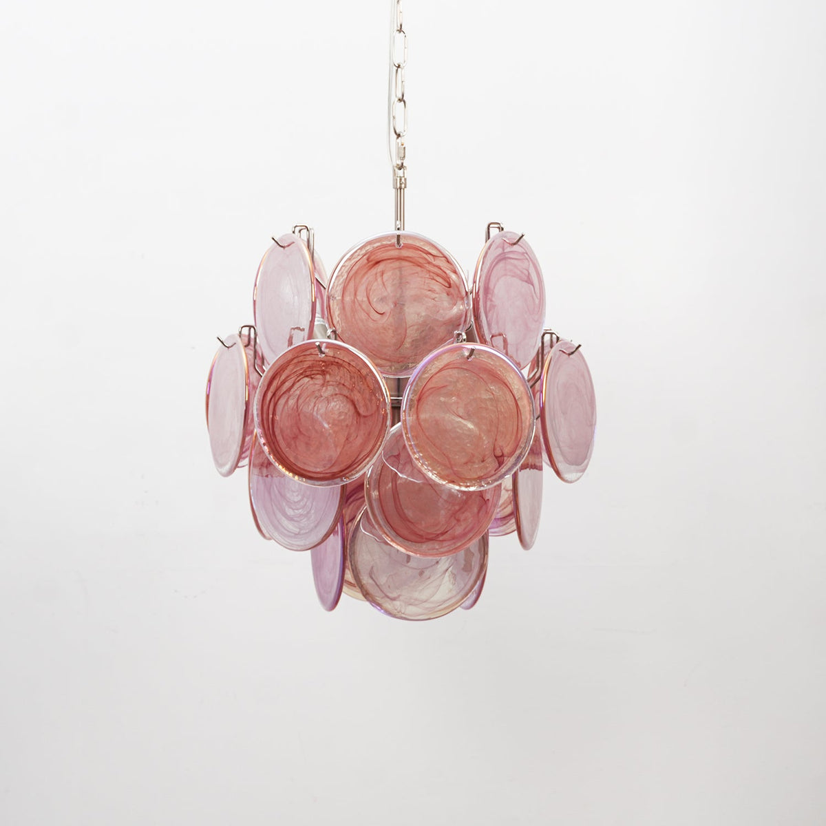 Lunaria Disc Murano Chandelier