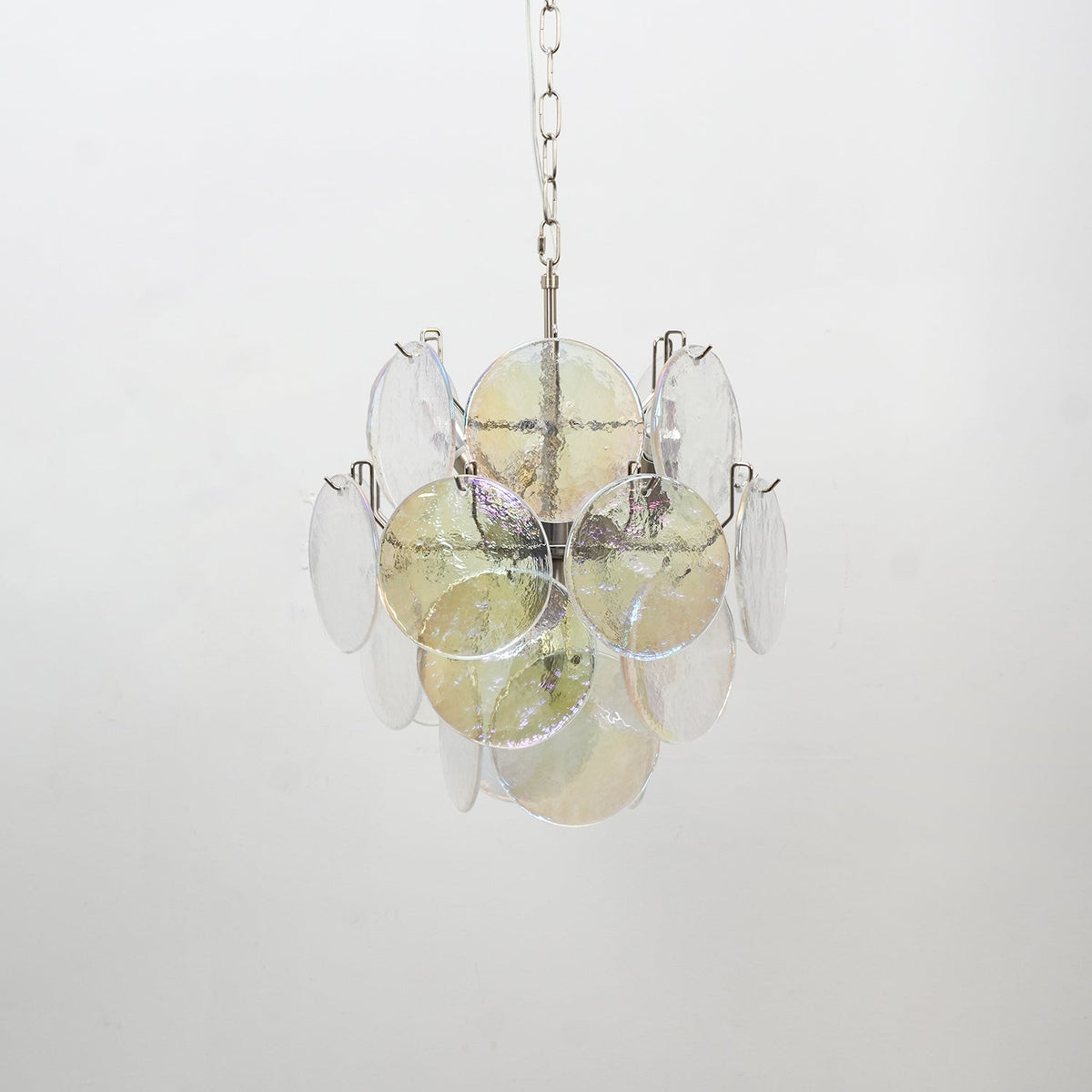 Lunaria Disc Murano Chandelier