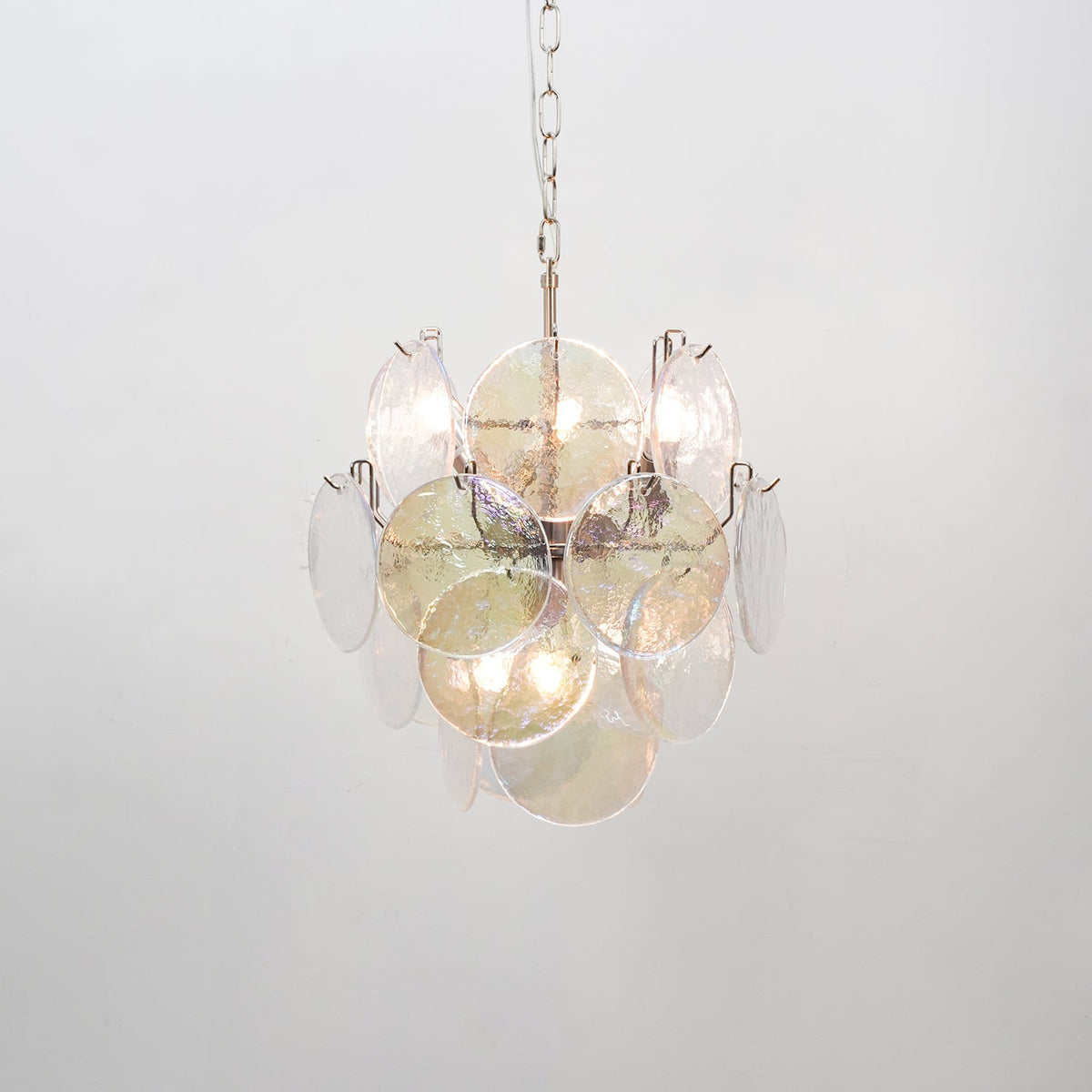 Lunaria Disc Murano Chandelier