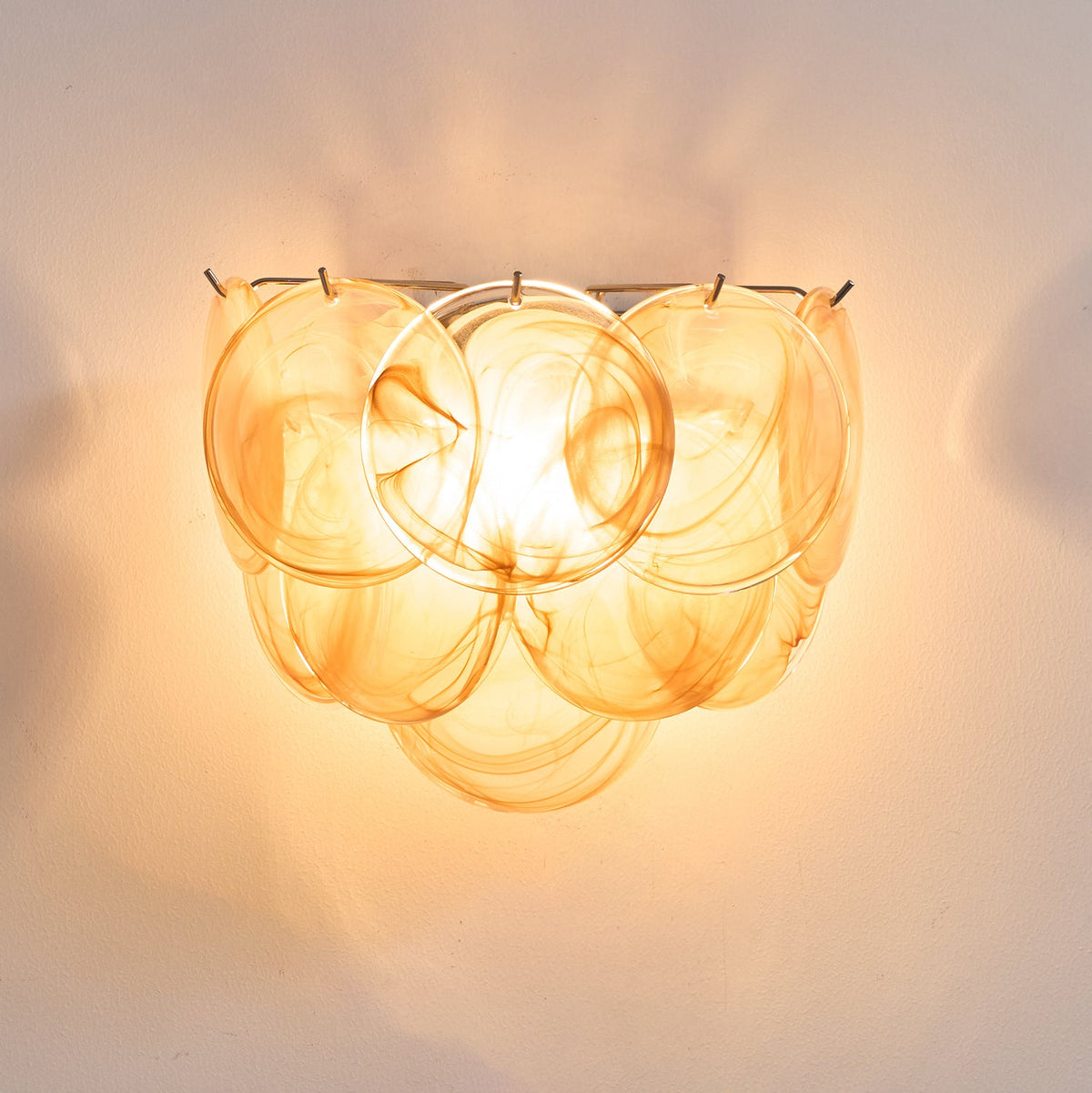 Lunaria Disc Murano Wall Lamp