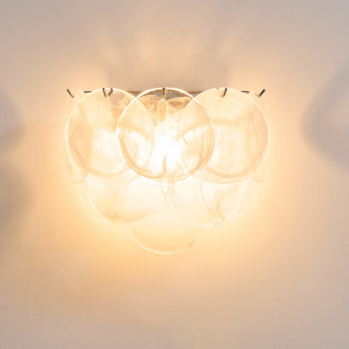 Lunaria Disc Murano Wall Lamp