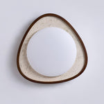 Lunaro Moonstone Travertine Ceiling Light