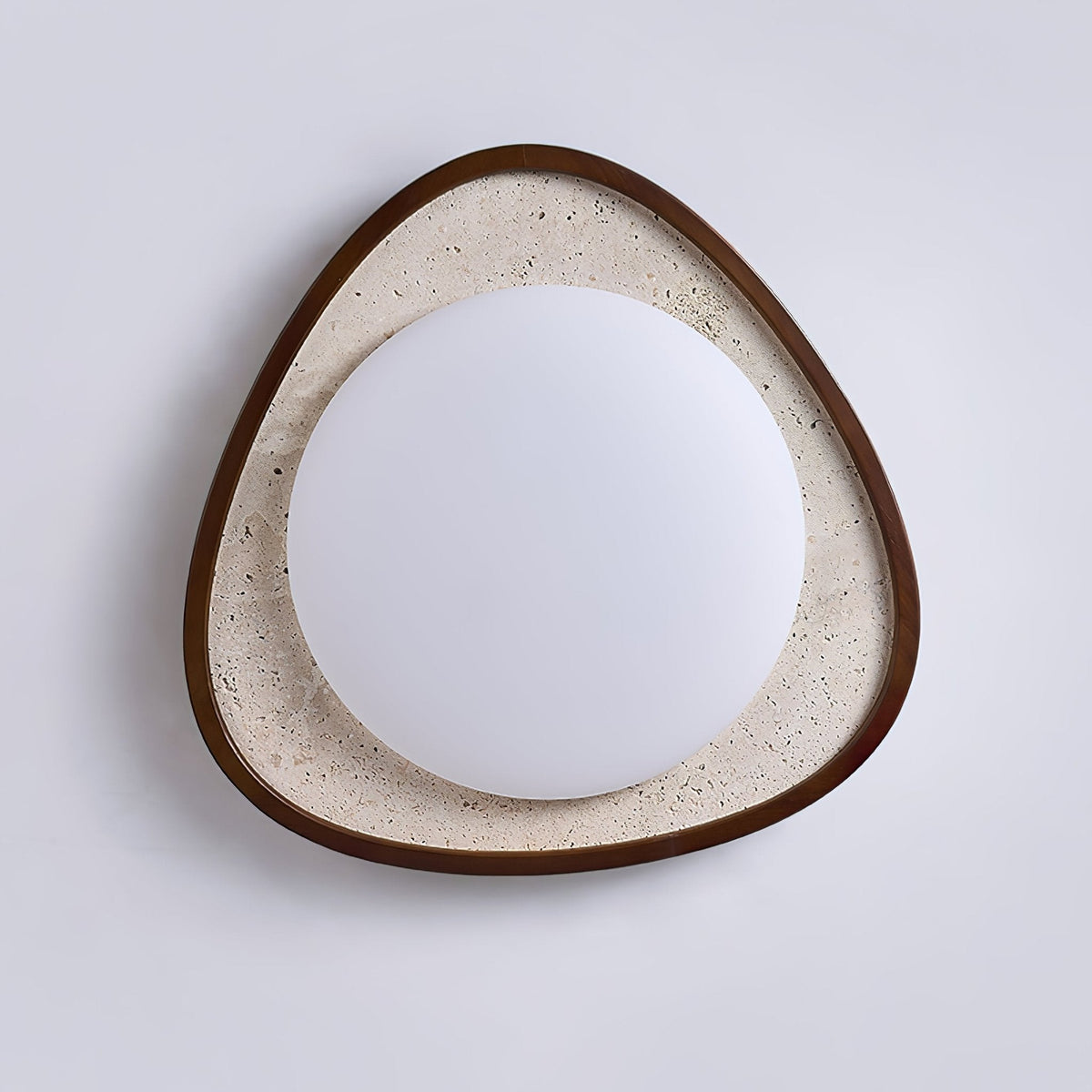 Lunaro Moonstone Travertine Ceiling Light