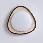 Lunaro Moonstone Travertine Ceiling Light