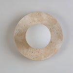 Lunaro Travertine Sconce