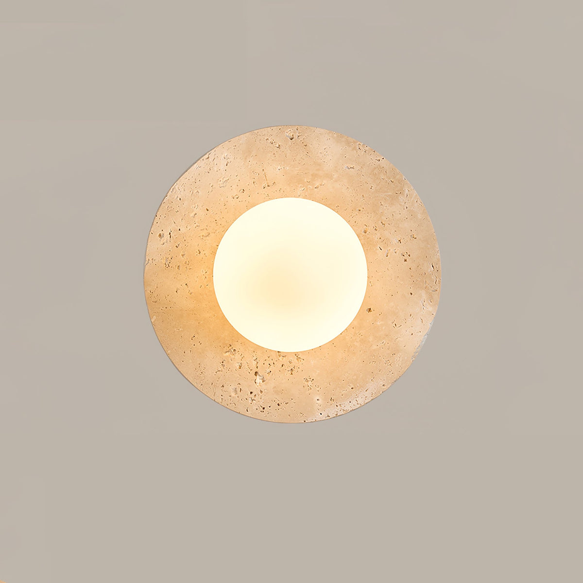Lunaro Travertine Sconce