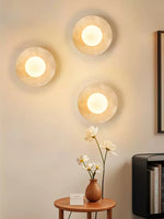 Lunaro Travertine Sconce