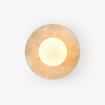 Lunaro Travertine Sconce