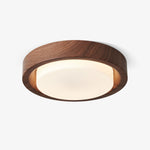 Lunor Wood Ring Ceiling Light