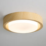 Lunor Wood Ring Ceiling Light