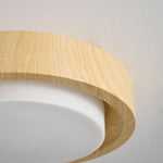 Lunor Wood Ring Ceiling Light