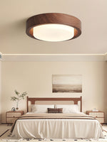 Lunor Wood Ring Ceiling Light