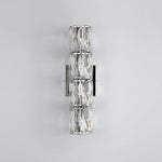 Luxury Crystal Column LED Wall Lamp