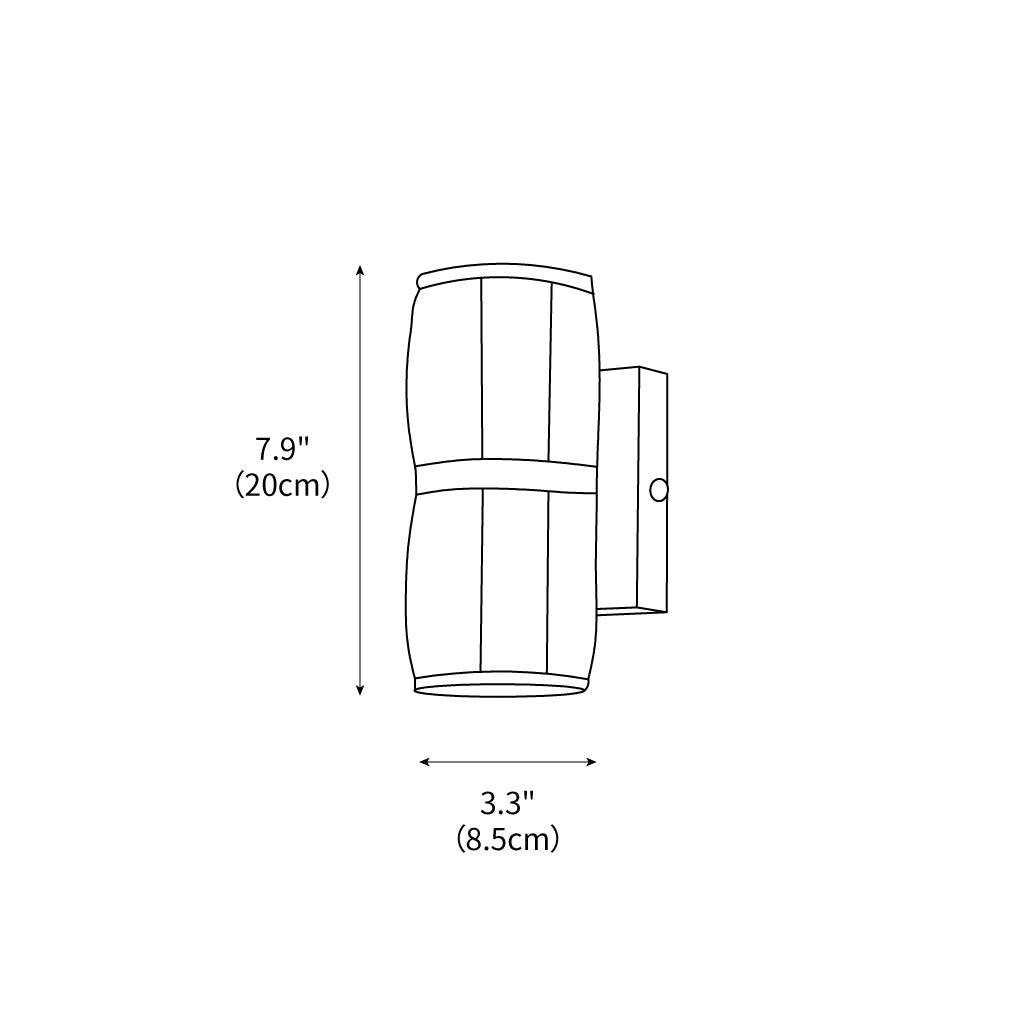 Luxury Crystal Column LED Wall Lamp