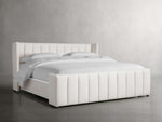 Wyller Channel-Stitched Bed with High Footboard