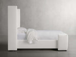 Wyller Channel-Stitched Twin Bed with High Footboard