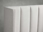 Wyller Channel-Stitched Twin Bed with High Footboard