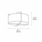 Malen Ceiling Light 19.7"