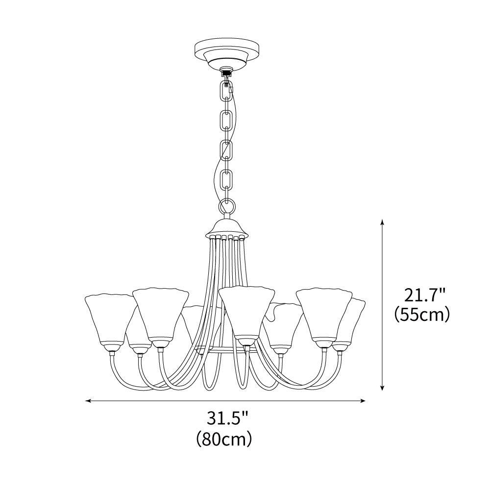 Manhattan Lantern Chandelier