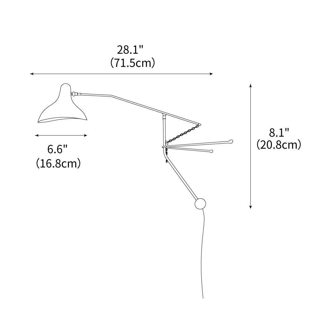 Mantis Arm Wall Lamp