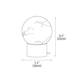 Marble Ball Table Lamp 7.1"