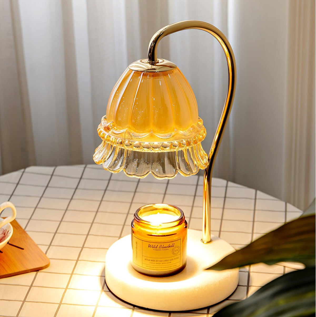 Marble Warmer Table Lamp 6.3"