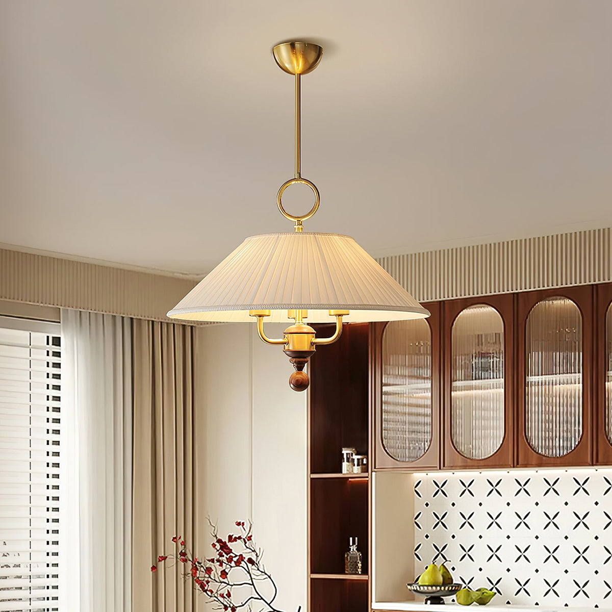 Marcellia Pleated Pendant Light
