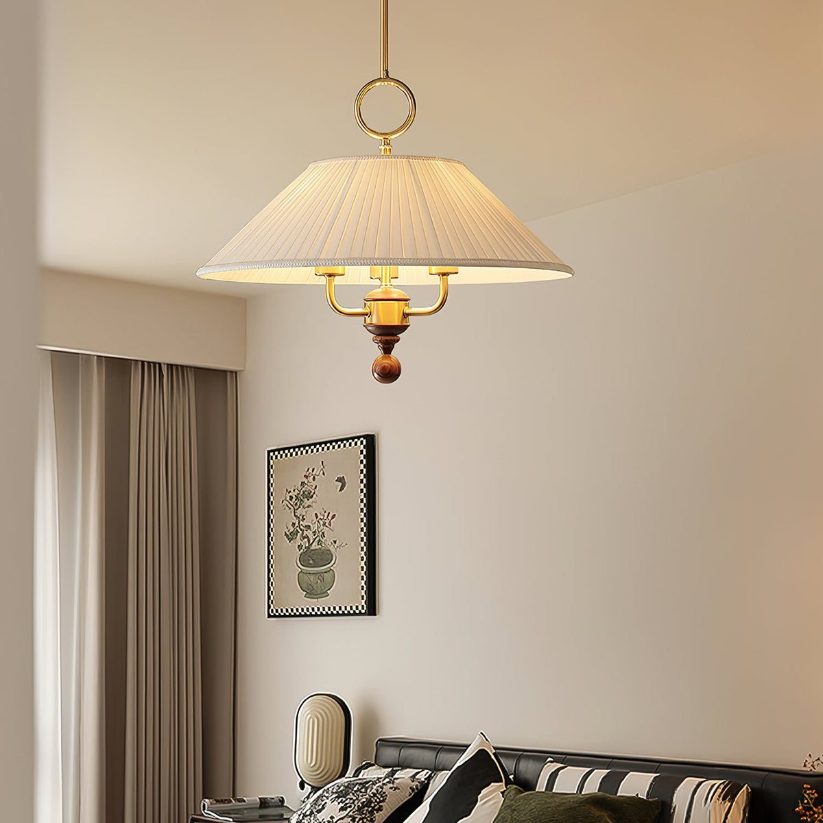 Marcellia Pleated Pendant Light