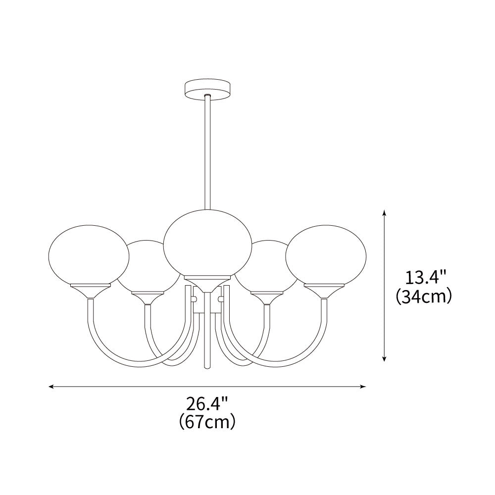 Marshmallow Chandelier