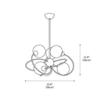 Maru Chandelier 22.8"