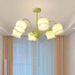 Matcha Resin Flower Chandelier