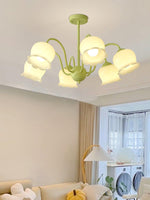 Matcha Resin Flower Chandelier