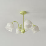 Matcha Resin Flower Chandelier