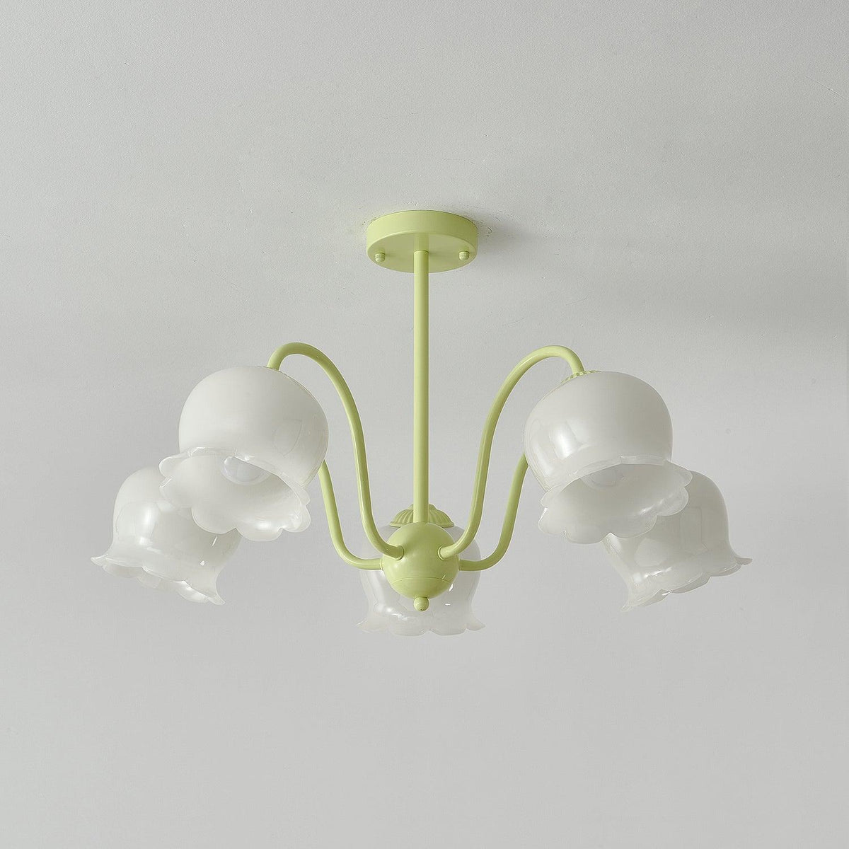 Matcha Resin Flower Chandelier
