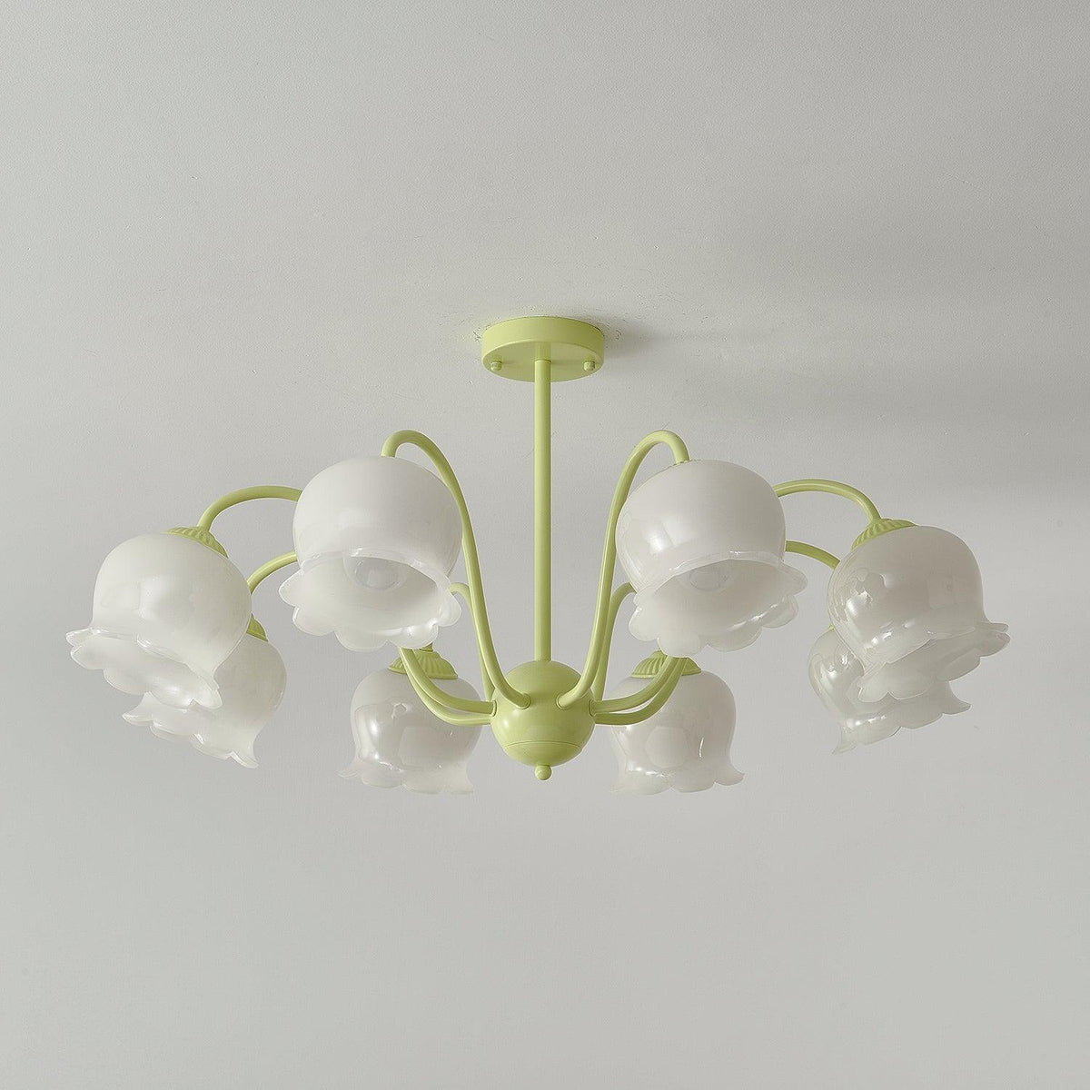 Matcha Resin Flower Chandelier