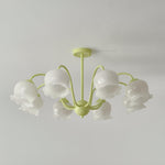 Matcha Resin Flower Chandelier