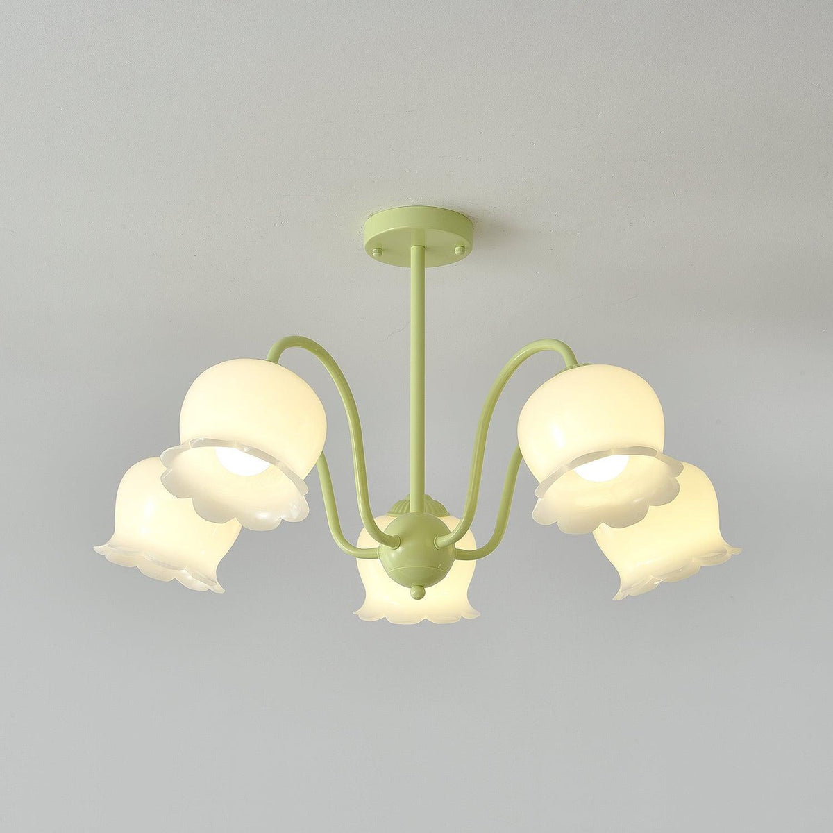 Matcha Resin Flower Chandelier