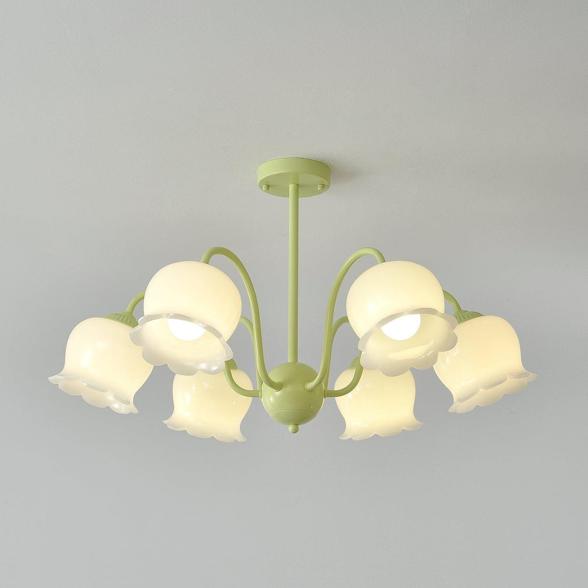 Matcha Resin Flower Chandelier