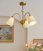 Medieval Ceramic Trumpet Chandelier