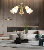 Medieval Ceramic Trumpet Chandelier